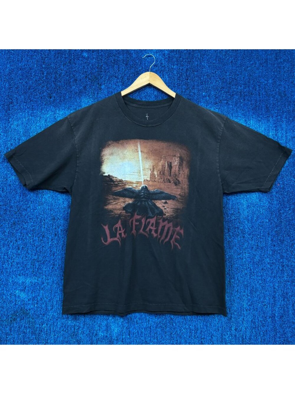 Travis Scott La Flame Rap T-Shirt Size Extra Large